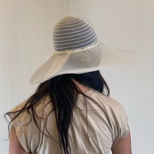 90s Vintage Sheer Floppy Sunhat
